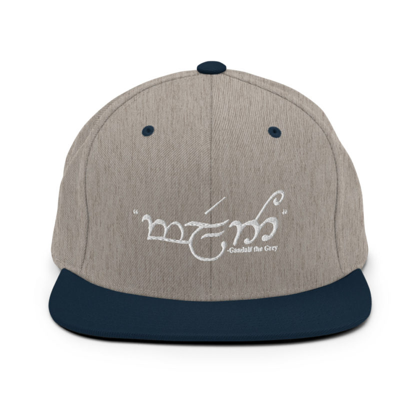 Friend - Gandalf the Grey, Lord of the Rings  Snapback Hat - Image 17