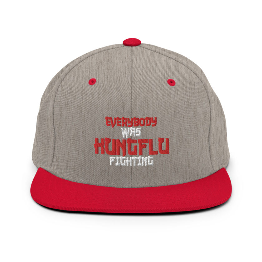 Everybody was Kungflu fighting!  Snapback Hat - Image 18