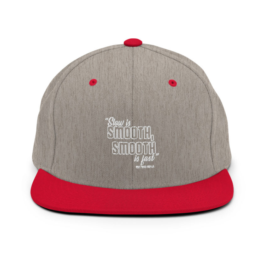 Slow is smooth, smooth is fast - The Navy Seals  Snapback Hat - Image 18