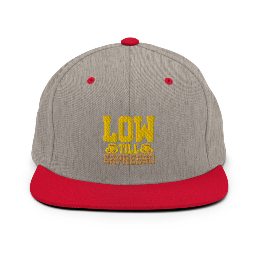 Low till Espresso  Snapback Hat - Image 18