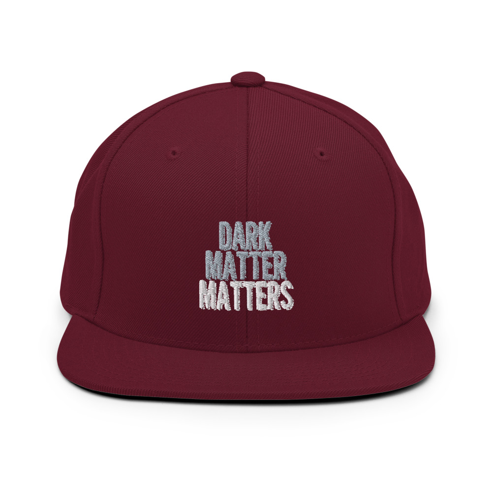 Dark matter matters Snapback Hat - Image 8