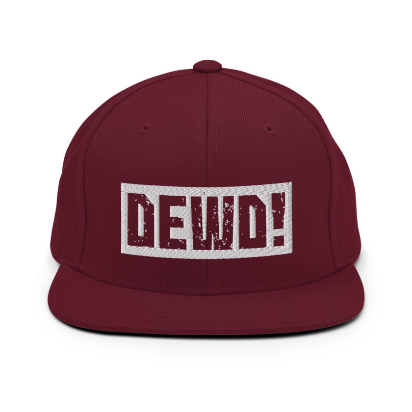 Dewd!  Snapback Hat - Image 7