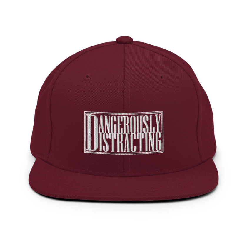 Dangerously Distracting  Snapback Hat - Image 8