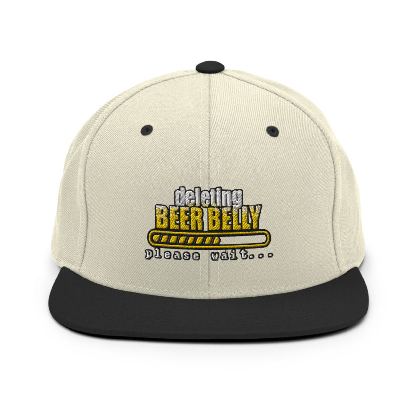 Deleting beer belly, please wait... Snapback Hat