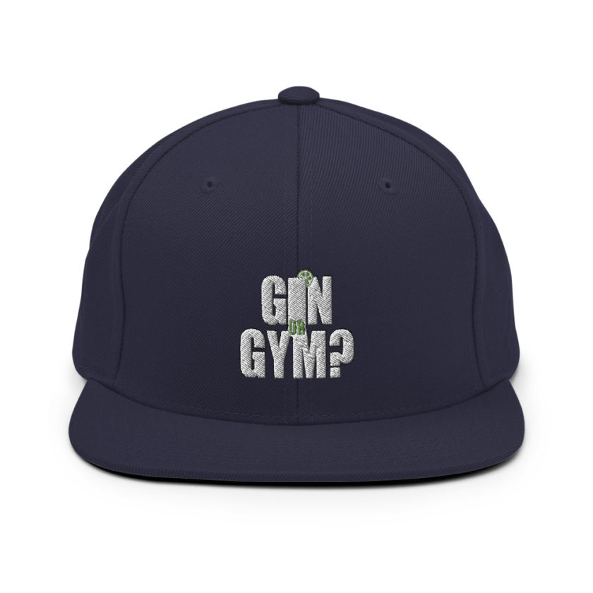 Gin or Gym?  Snapback Hat - Image 10