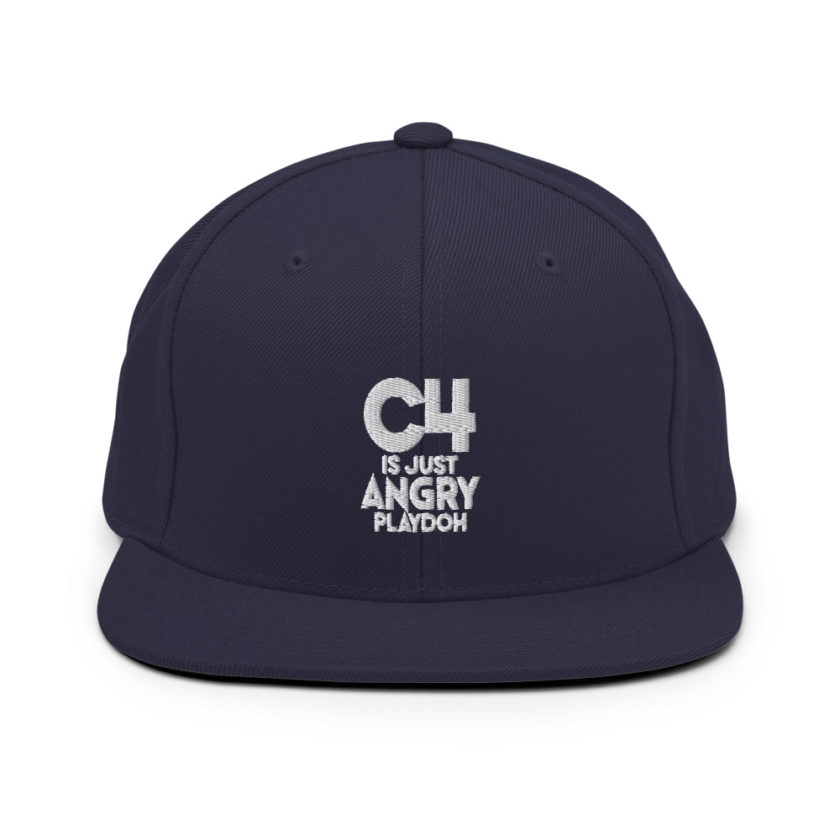 C4 is just angry playdoh Snapback Hat - Image 10