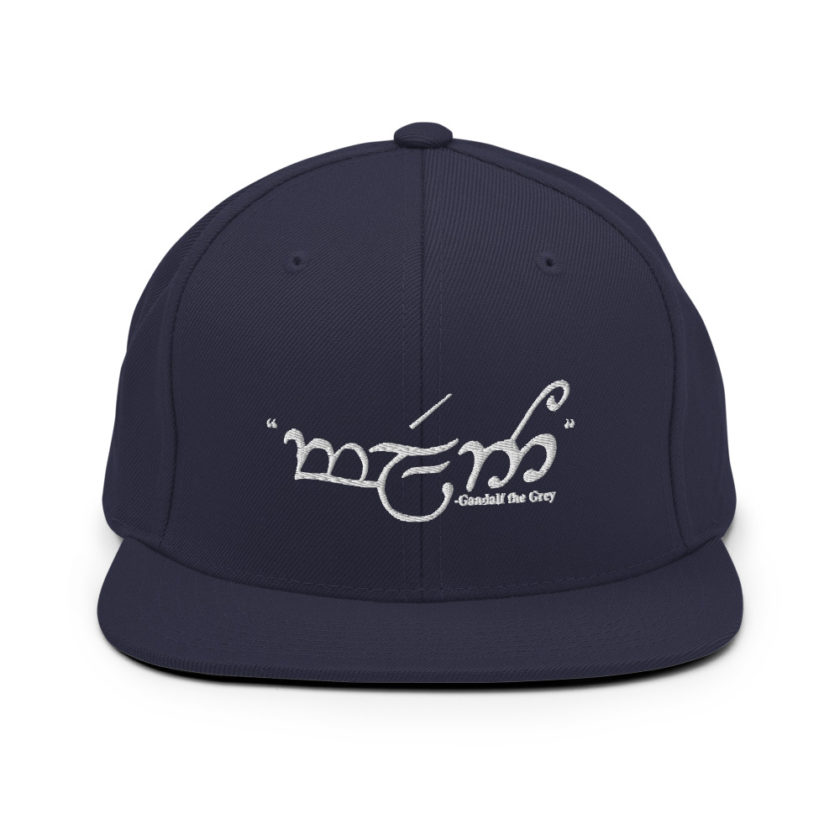 Friend - Gandalf the Grey, Lord of the Rings  Snapback Hat - Image 10
