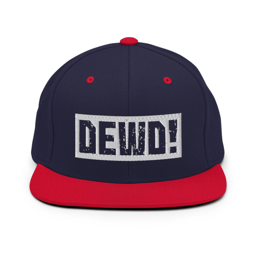 Dewd!  Snapback Hat - Image 10
