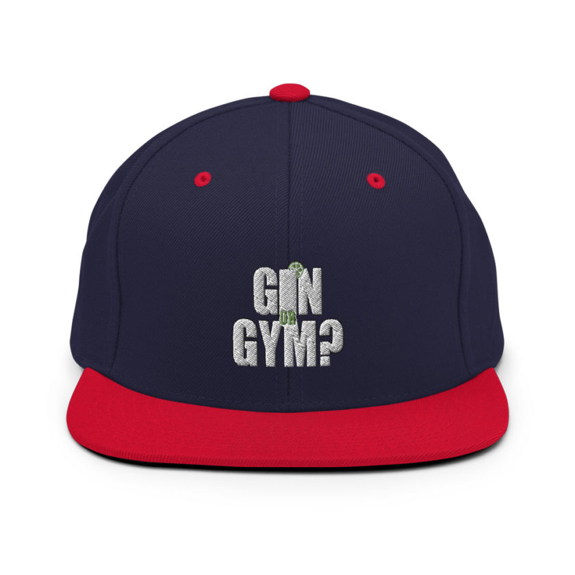 Gin or Gym?  Snapback Hat - Image 11