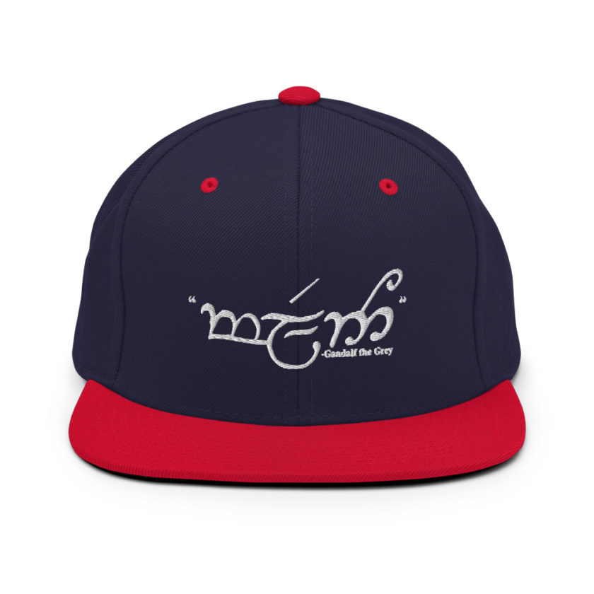 Friend - Gandalf the Grey, Lord of the Rings  Snapback Hat - Image 11