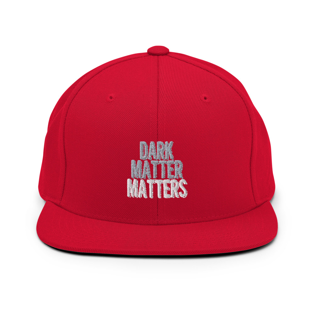 Dark matter matters Snapback Hat - Image 12