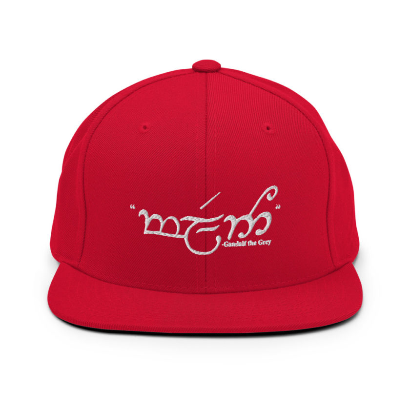 Friend - Gandalf the Grey, Lord of the Rings  Snapback Hat - Image 13