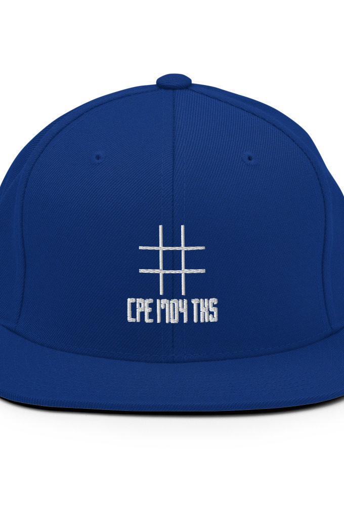 CPE 1704 TKS - Joshua, War Games  Snapback Hat