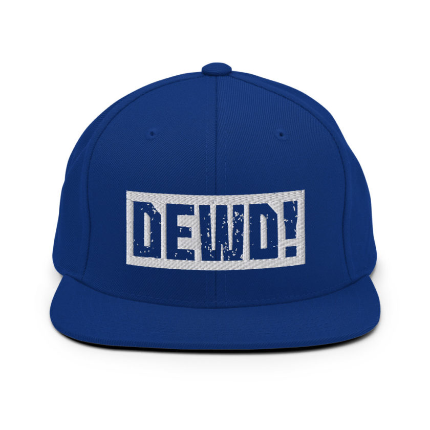 Dewd!  Snapback Hat - Image 8