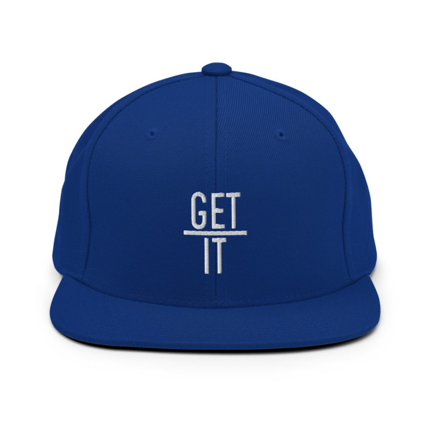 Get over it  Snapback Hat - Image 8