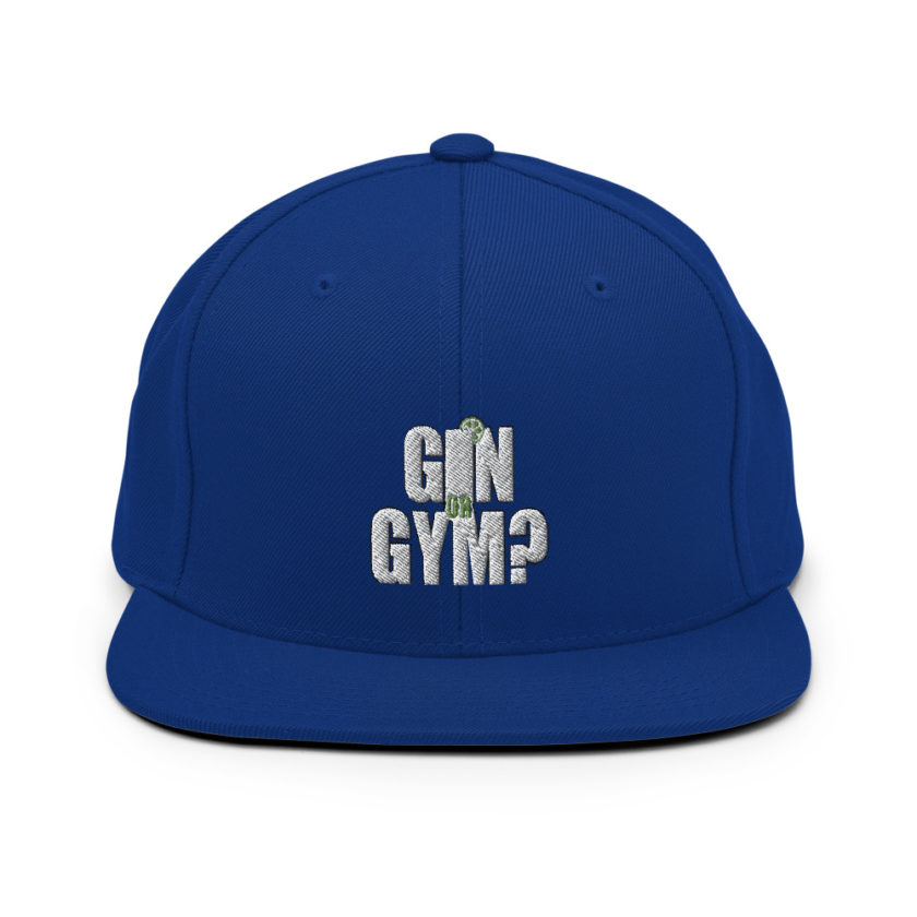 Gin or Gym?  Snapback Hat - Image 9