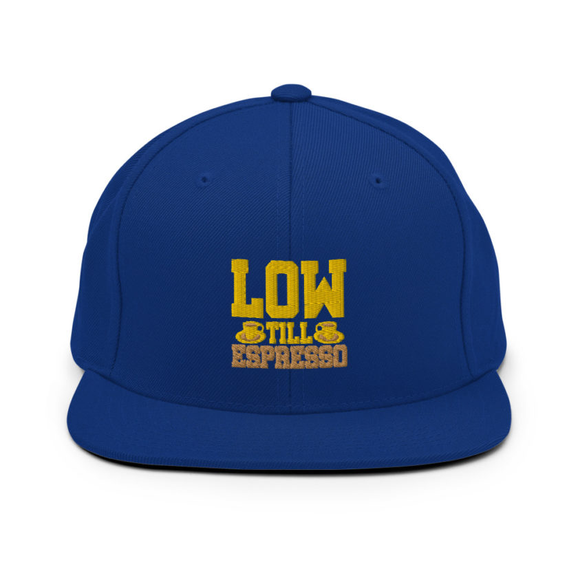 Low till Espresso  Snapback Hat - Image 9