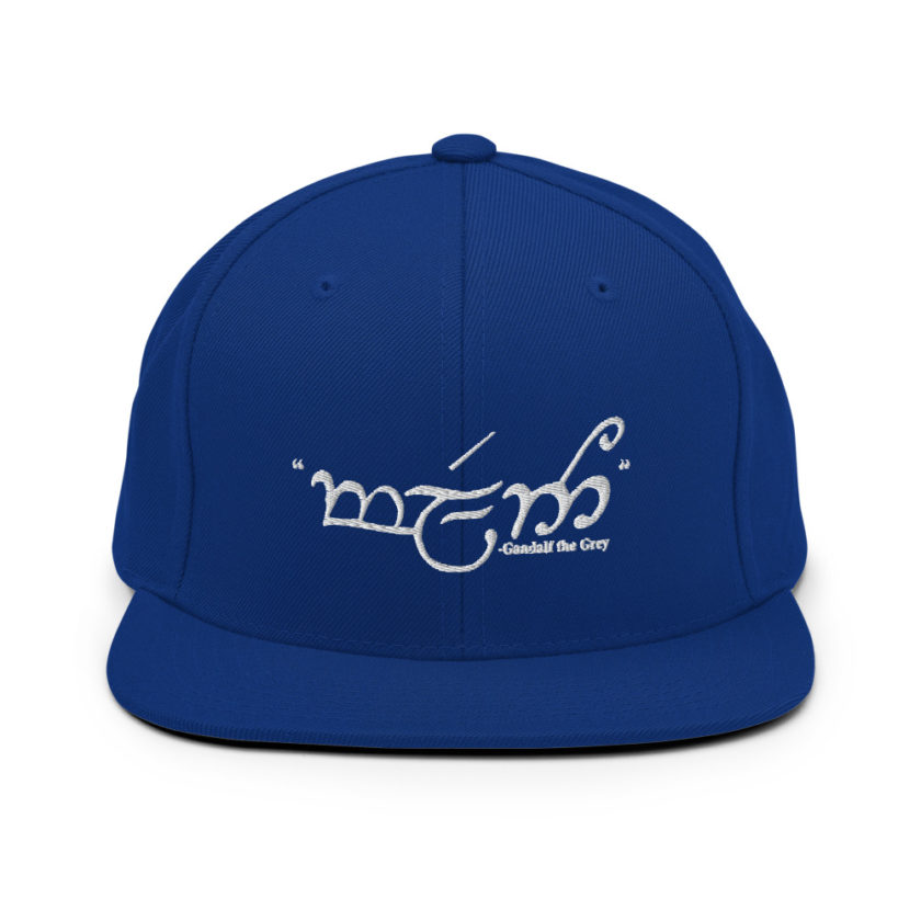 Friend - Gandalf the Grey, Lord of the Rings  Snapback Hat - Image 9