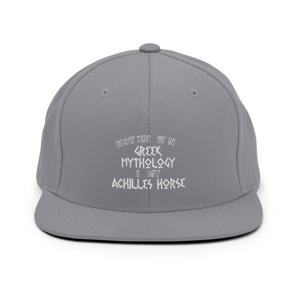 Not knowing Greek mythology is my Achilles horse Snapback Hat - Image 15