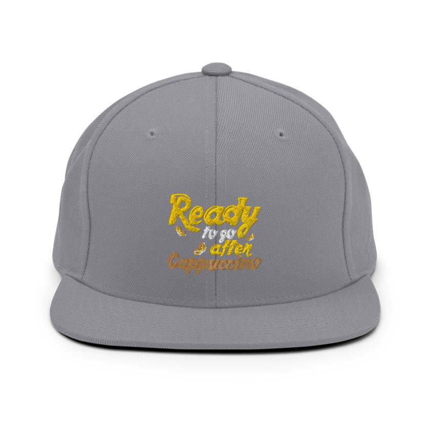 Ready to Go After Cappuccino  Snapback Hat - Image 15