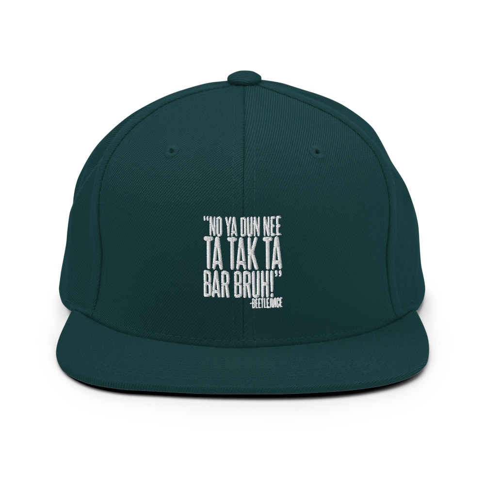 Na ya dun nee ta tak ta Bar Bruh! - Beetlejuice Snapback Hat - Image 12
