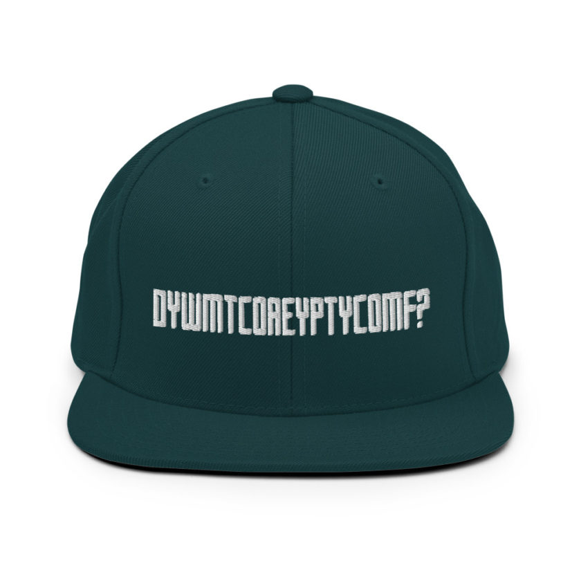DYWMTCOAEYPTYCOMF?  Snapback Hat - Image 11