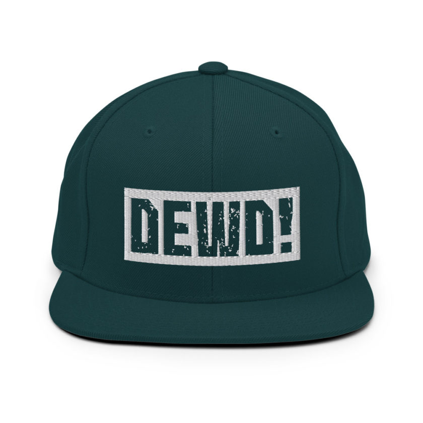 Dewd!  Snapback Hat - Image 11