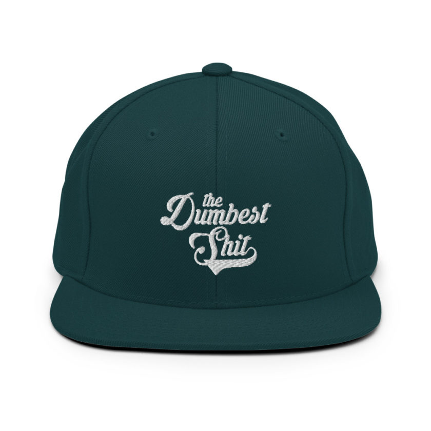 The Dumbest Shit Snapback Hat - Image 11