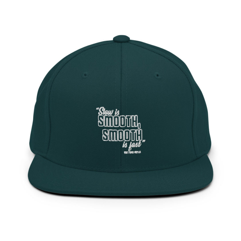 Slow is smooth, smooth is fast - The Navy Seals  Snapback Hat - Image 11