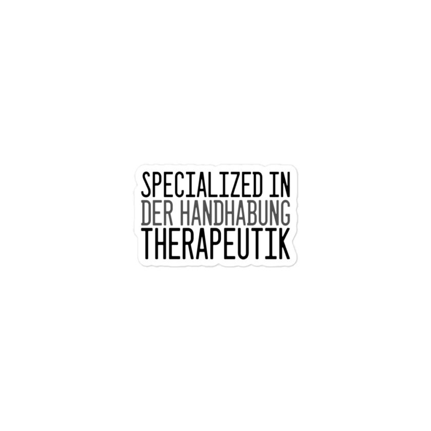 Specialized in Der Handabung Therapeutik - The Road to Wellville Bubble-free stickers - Image 2