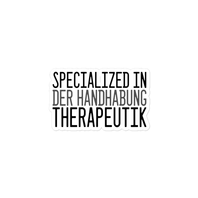 Specialized in Der Handabung Therapeutik - The Road to Wellville Bubble-free stickers - Image 3