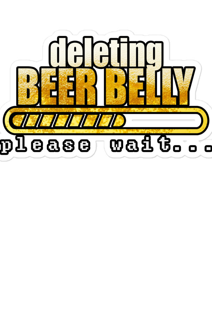 Deleting beer belly, please wait... Bubble-free stickers