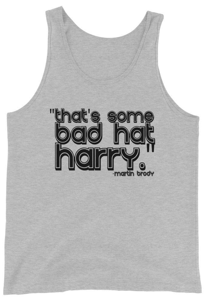 That's some bad hat Harry. Unisex Tank Top