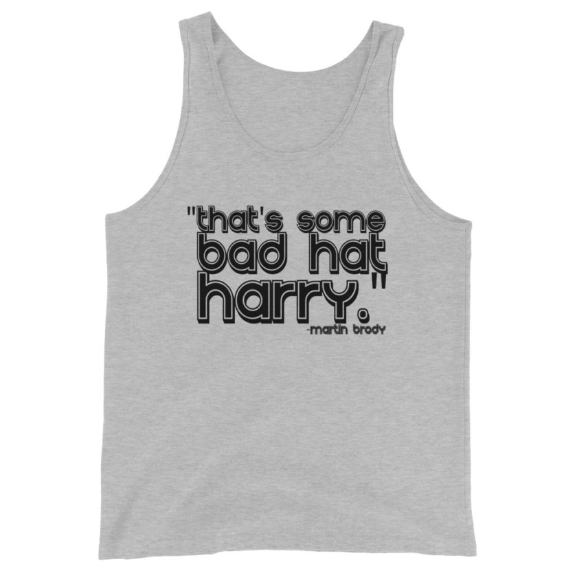 That's some bad hat Harry. Unisex Tank Top