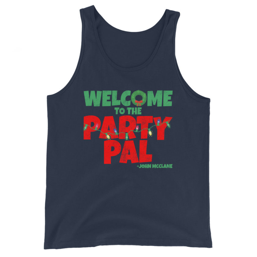 Welcome to the party pal.  Unisex Tank Top - Image 2