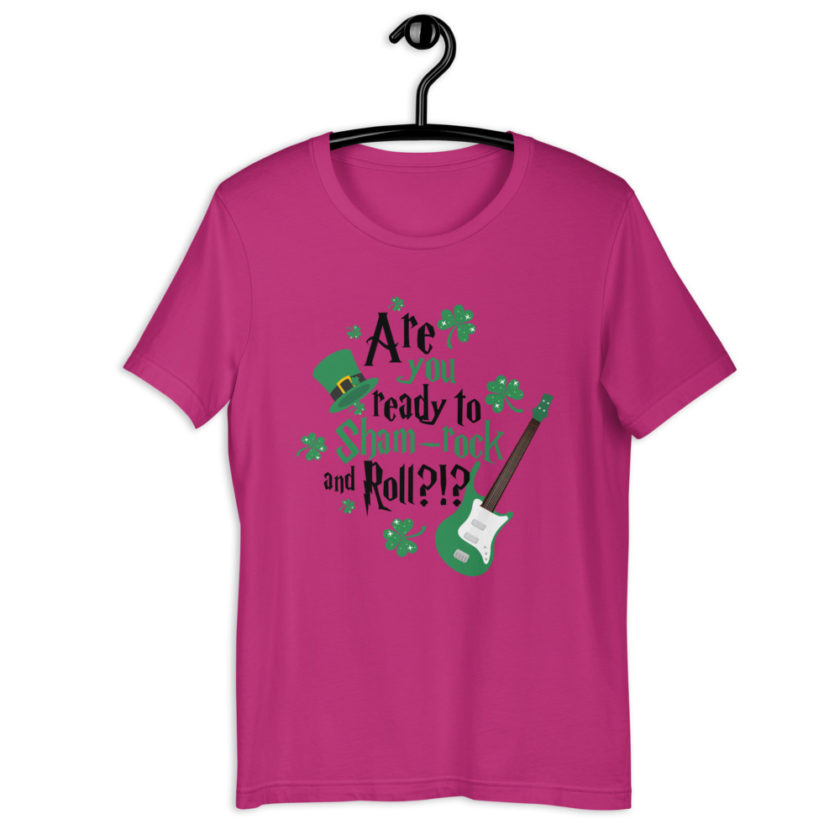 Are you ready to Sham-rock and Roll?!?  Short-Sleeve Unisex T-Shirt - Image 3