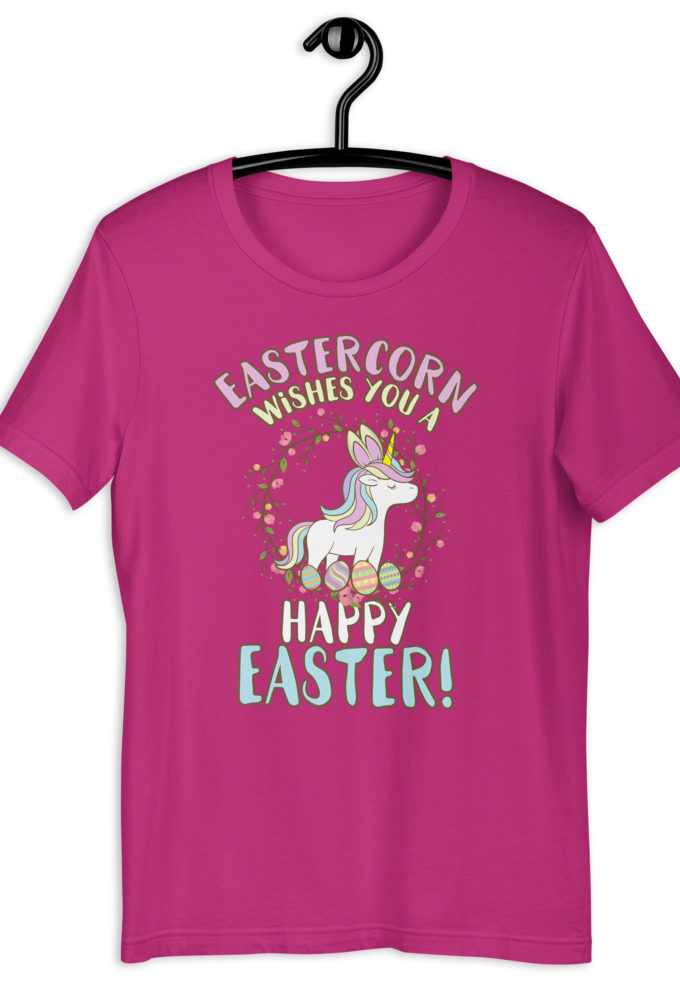 Eastercorn wishes you a Happy Easter  Short-Sleeve Unisex T-Shirt