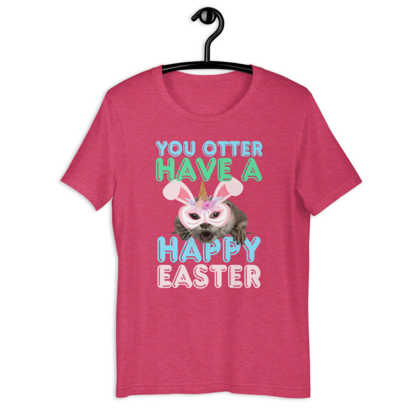 You otter have a happy Easter Short-Sleeve Unisex T-Shirt - Image 7