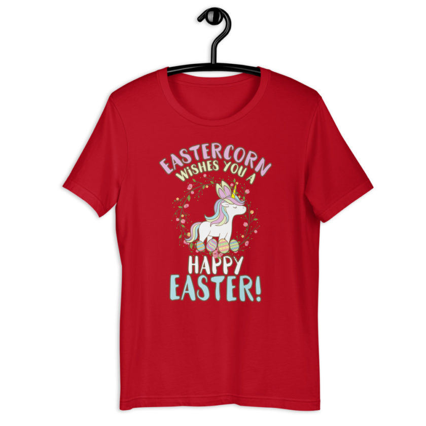 Eastercorn wishes you a Happy Easter  Short-Sleeve Unisex T-Shirt - Image 5