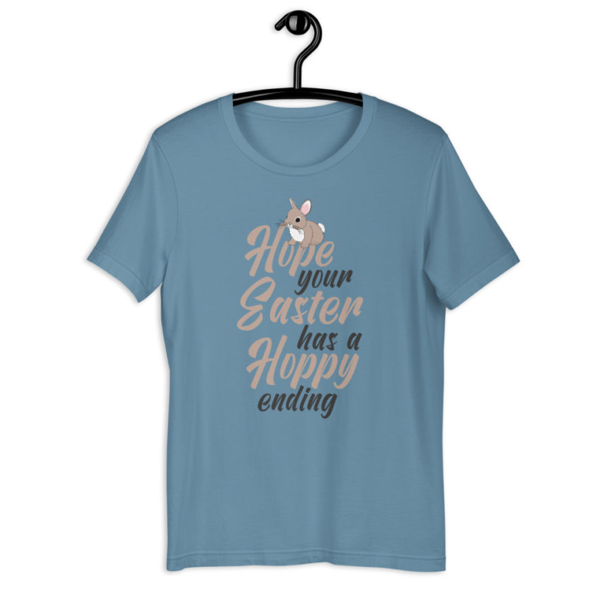 Hope your Easter has a hoppy ending  Short-Sleeve Unisex T-Shirt - Image 5