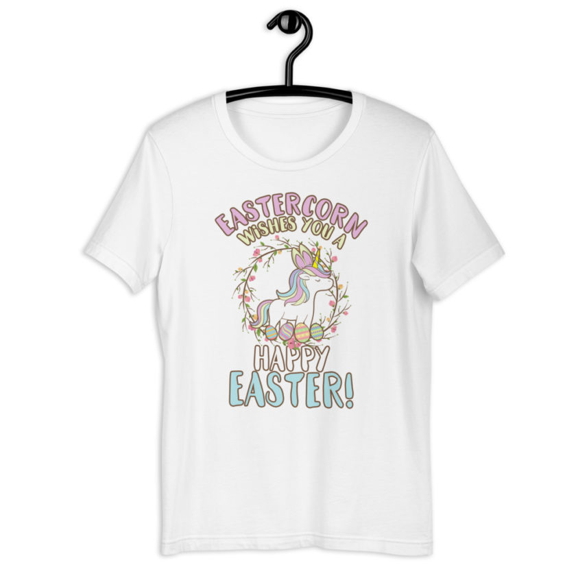 Eastercorn wishes you a Happy Easter  Short-Sleeve Unisex T-Shirt - Image 13