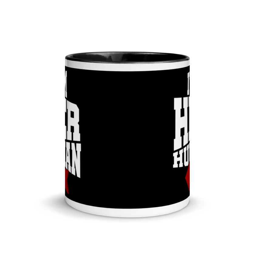 I'm Her Human Mug with Color Inside - Image 3