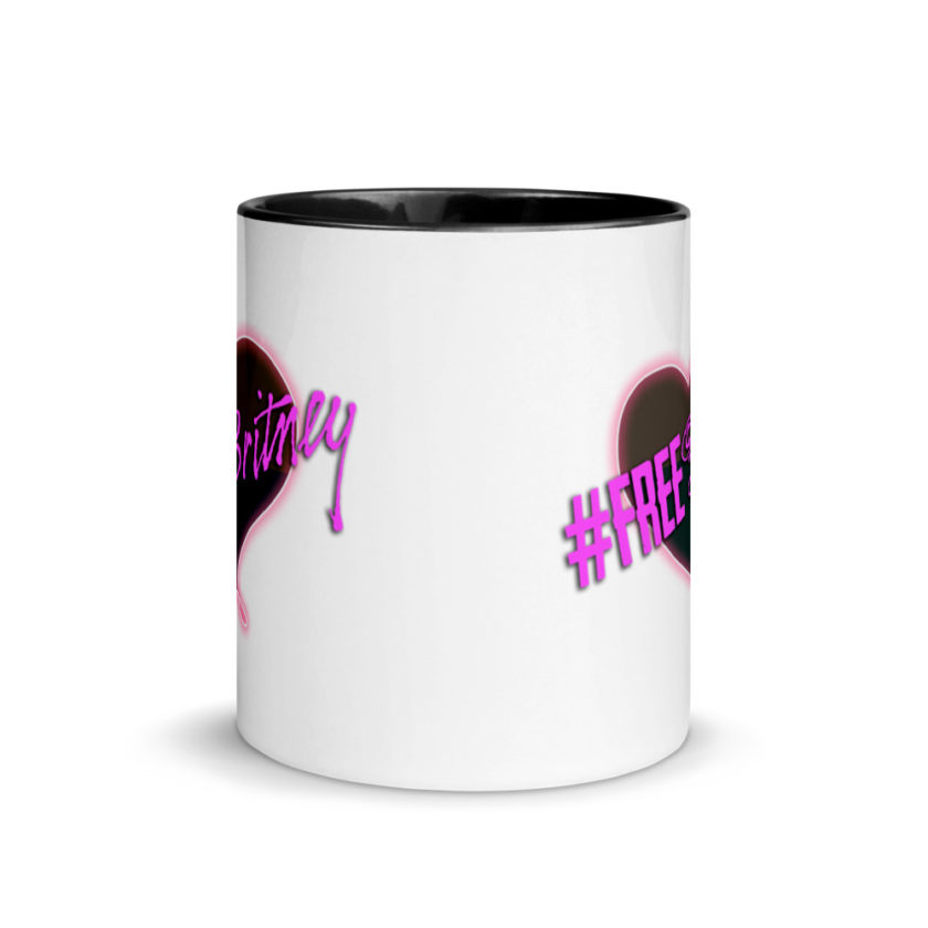 #FreeBritney Mug with Color Inside - Image 3