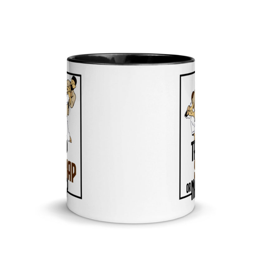 Tap, Snap or Nap - Jiu Jitsu  Mug with Color Inside - Image 3