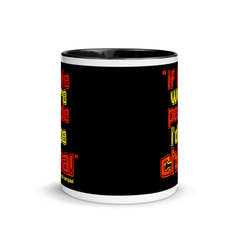 If hate were people, I'd be CHINA! Mug with Color Inside - Image 3
