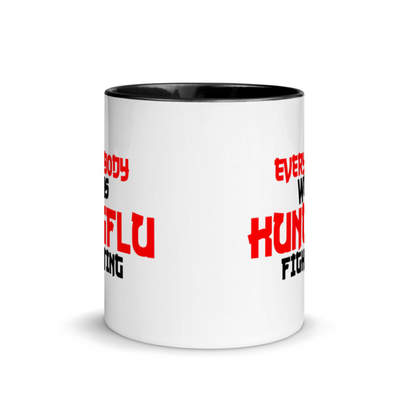 Everybody was Kungflu fighting! Mug with Color Inside - Image 3