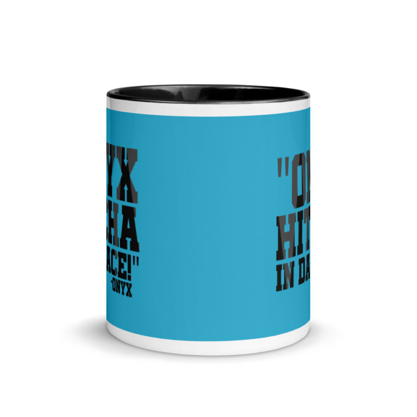 Onyx hitcha in da face Mug with Color Inside - Image 3