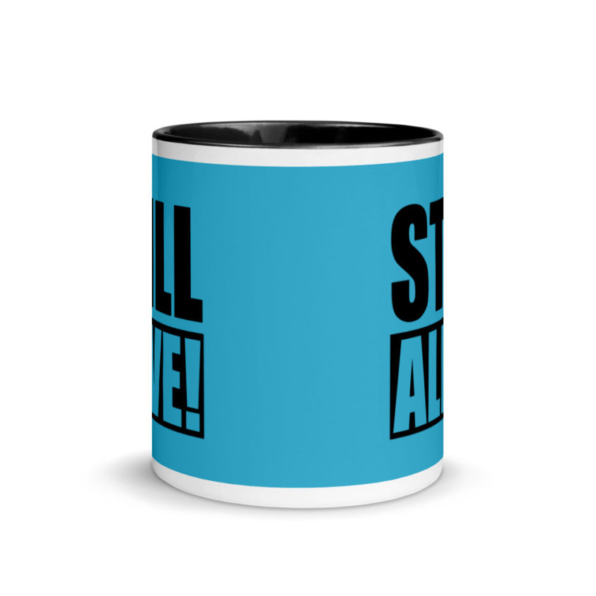 Still Alive! Grandma The Kroods Mug with Color Inside - Image 3