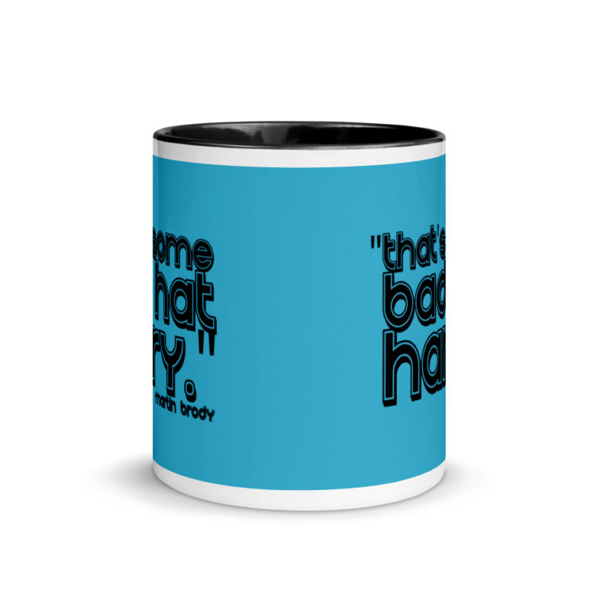 That's some bad hat Harry. Martin Brady, Jaws Mug with Color Inside - Image 3