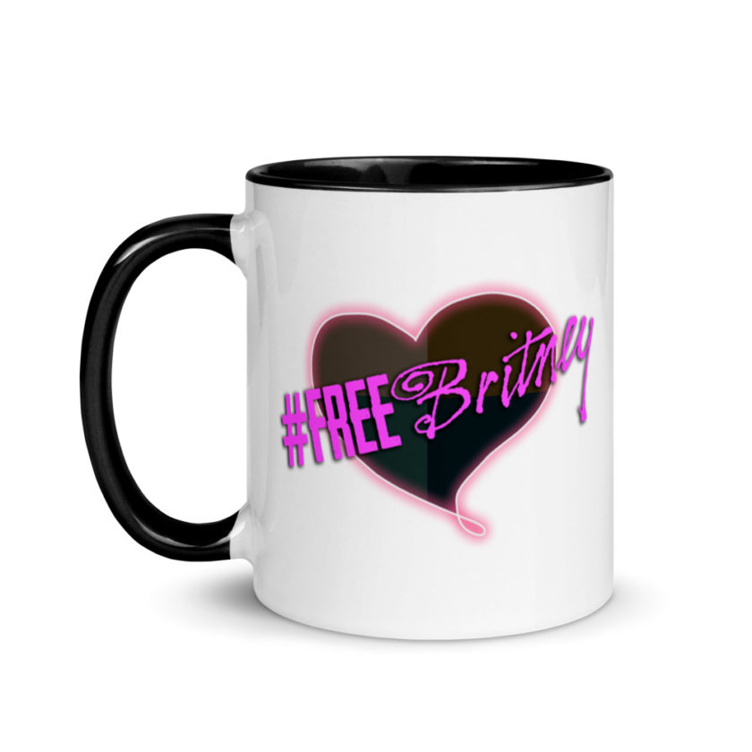 #FreeBritney Mug with Color Inside - Image 4